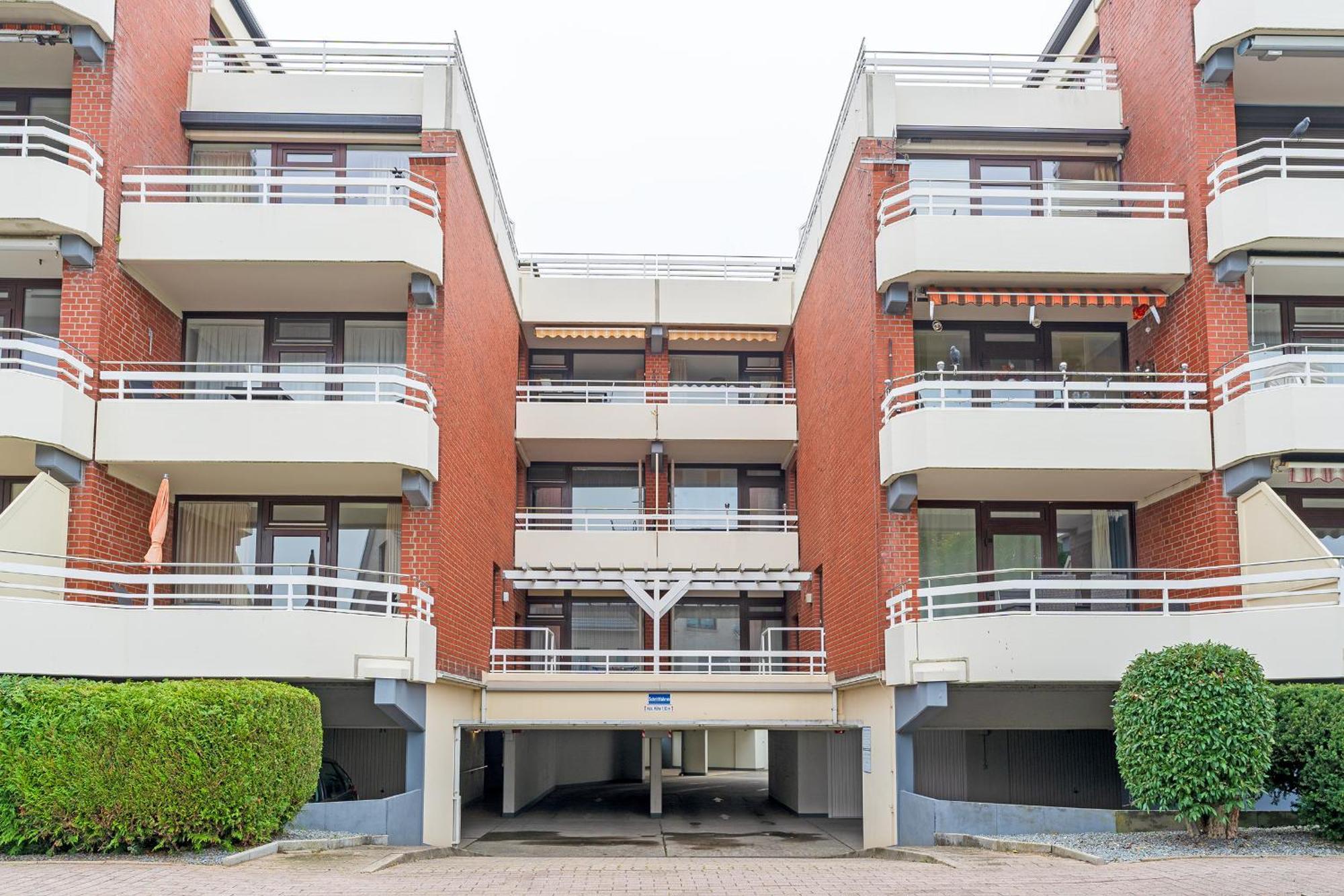 Ferienwohnung Luv und Lee mit Balkon im Haus Belvedere Grömitz Exterior foto