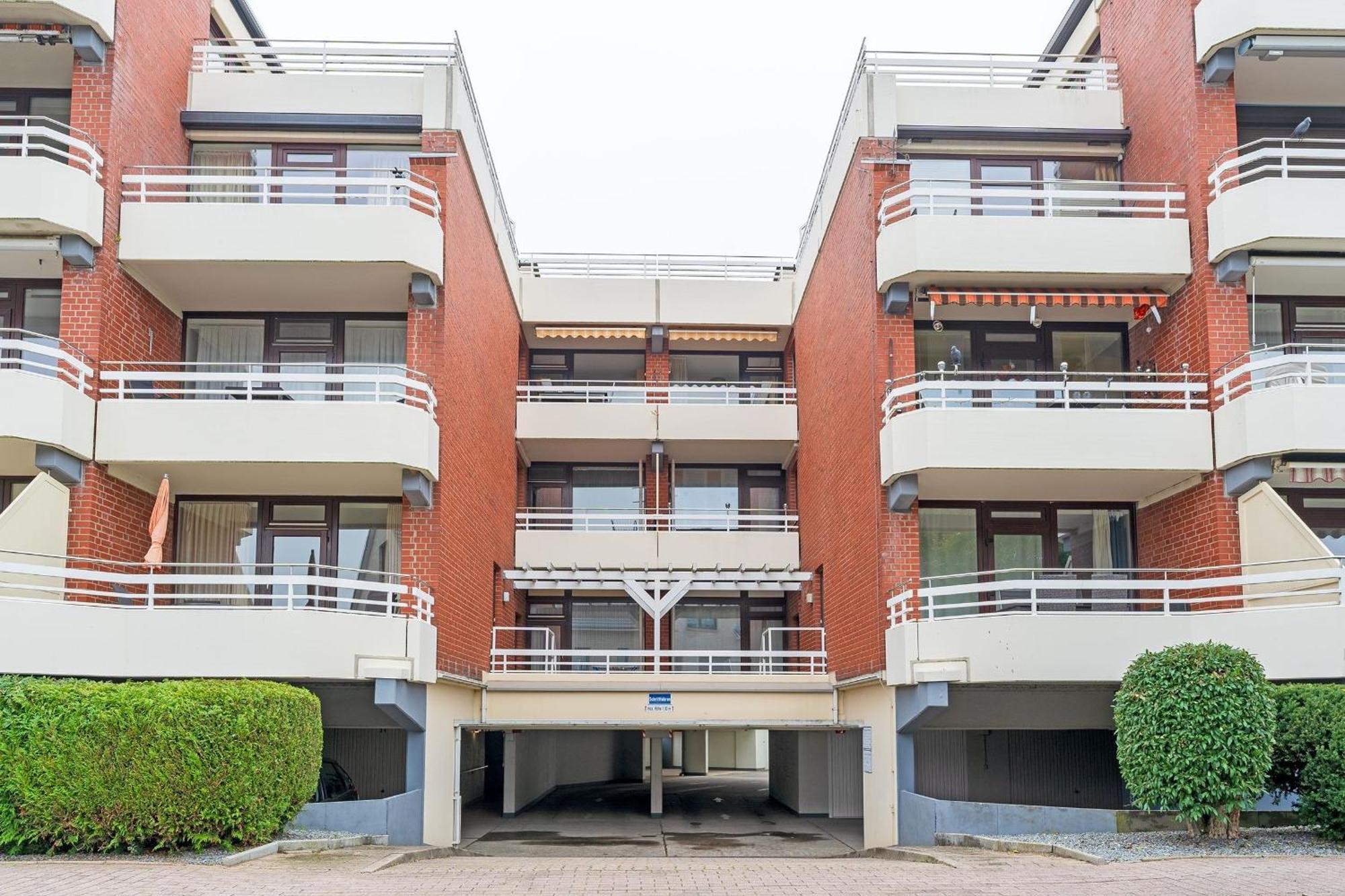 Ferienwohnung Luv und Lee mit Balkon im Haus Belvedere Grömitz Exterior foto